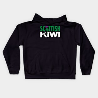 Scottish Kiwi (for dark backgrounds) Kids Hoodie